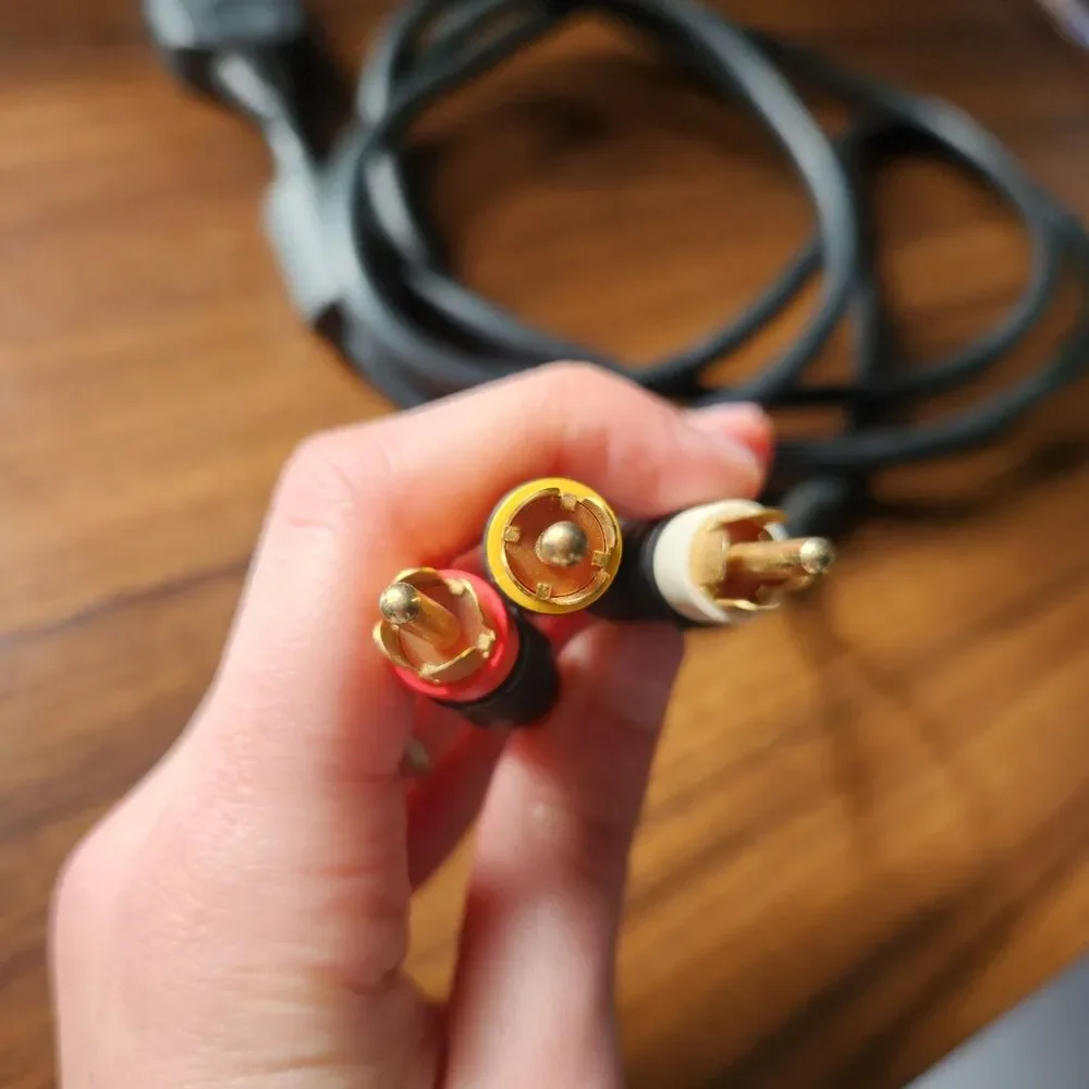 Official OEM Microsoft AV Audio Video composite Cable for Original XBOX